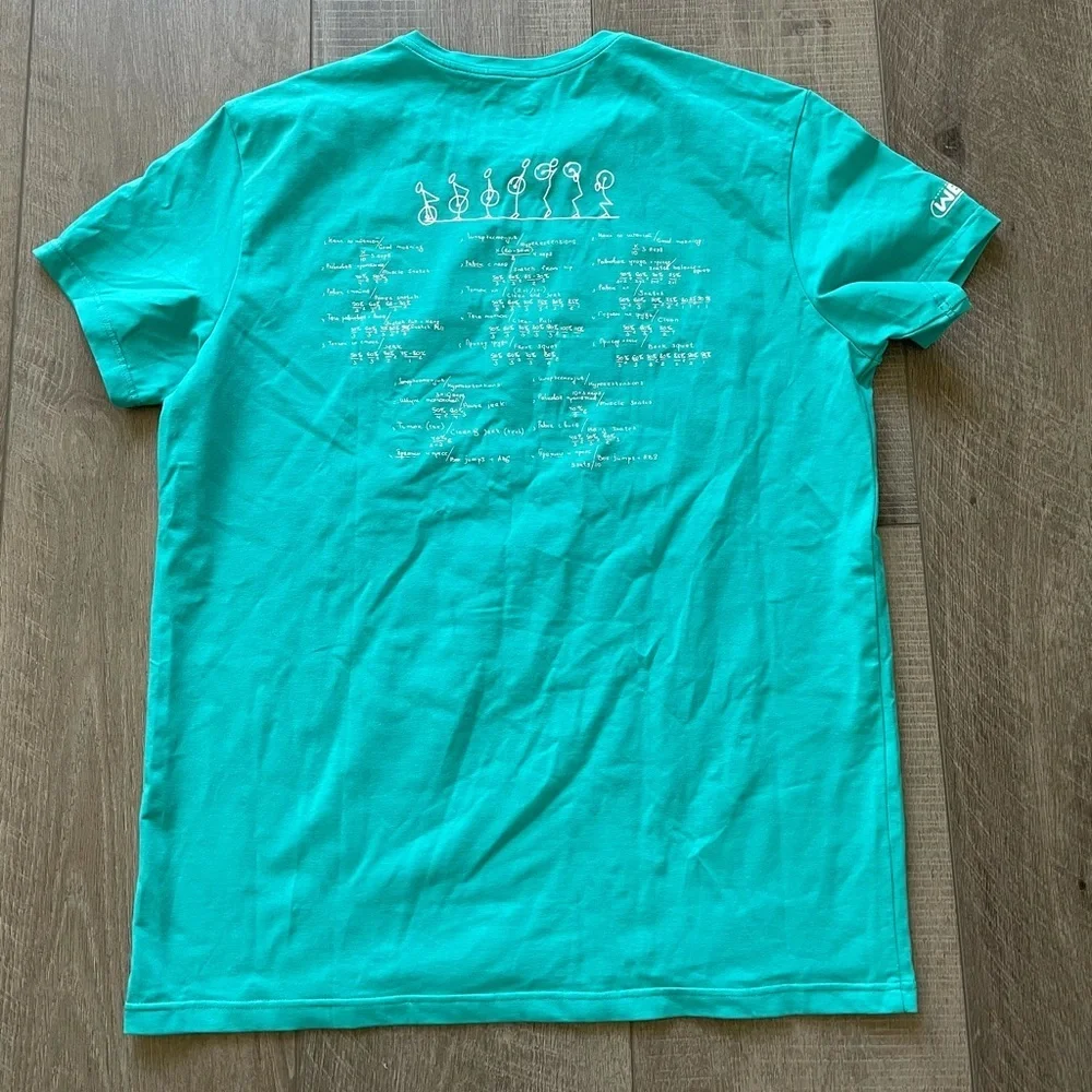 Torokhtiy Warm Body Cold Mind Tee in Turquoise - Picture 3 of 5